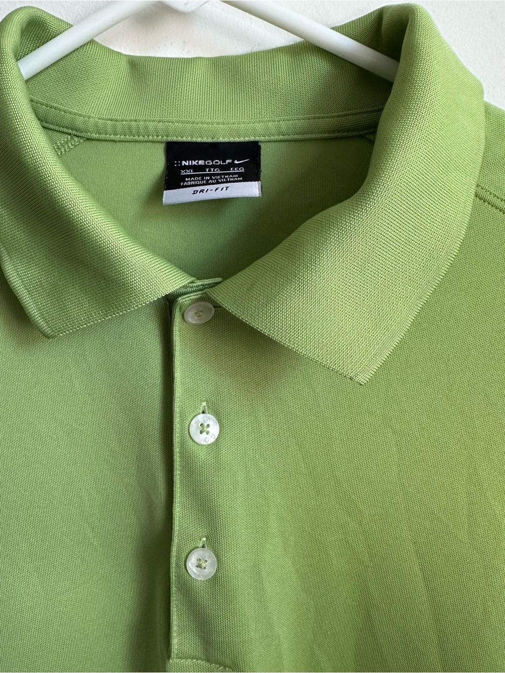 2 Nike Golf Dri-FIT Polo Shirts Blue & Green Short Sleeve Men’s XXL Bundle - Picture 11 of 16